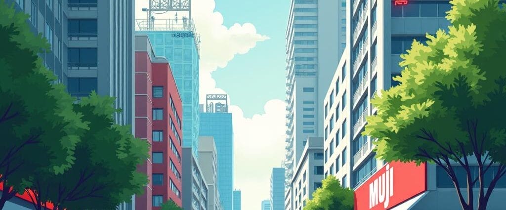 Modern cityscape with tall buildings and trees lining a wide, empty street | Cyberinsure.sg